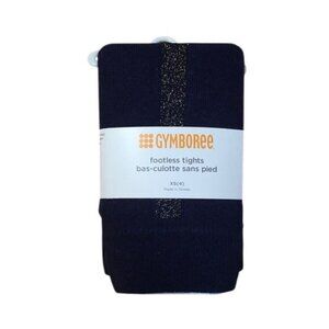 Gymboree Baby Footless Tights – Size 4-5T,  Navy, Glitter Detail, Soft & Stretch